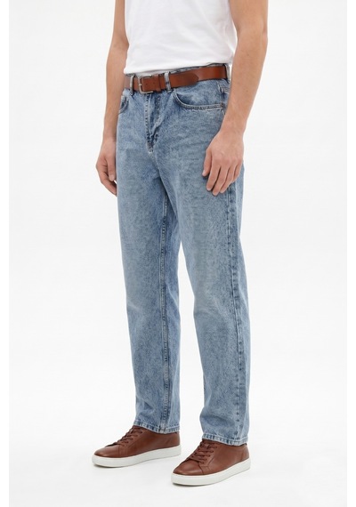 Dynamo Erkek Baggy Jeans Pantolon Bgl-st05448 Buz Mavi
