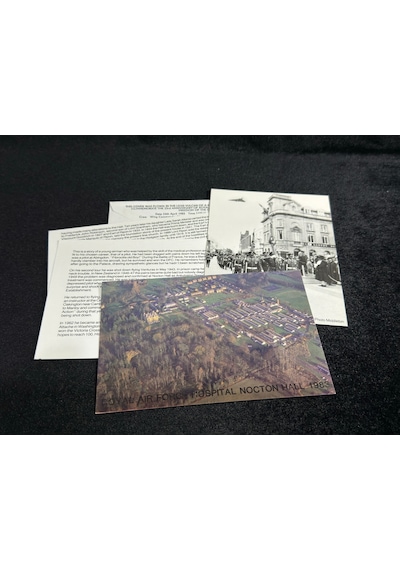 1983 İngiltere Kraliyet Hava Kuvvetleri The Closure Of Royal Air Force Hospital Nocton Hall Fdc İlk Gün Zarfı Limited Islak İmzalı