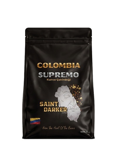 Saint Darker Colombia Single Origin Çekirdek Kahve 1 KG