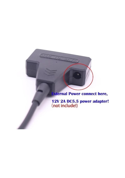 USB 3.0 2.5 3.5 İnç Sata SSD HDD Hard Disk Çevirici Dönüştürücü Adaptör Kablosu