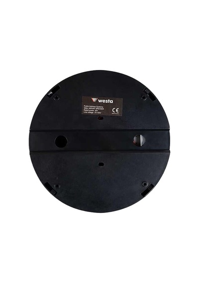 Ws-1119tb 13cm Sıva Üstü Siyah Trafolu Tavan Hoparlörü 10 Watt