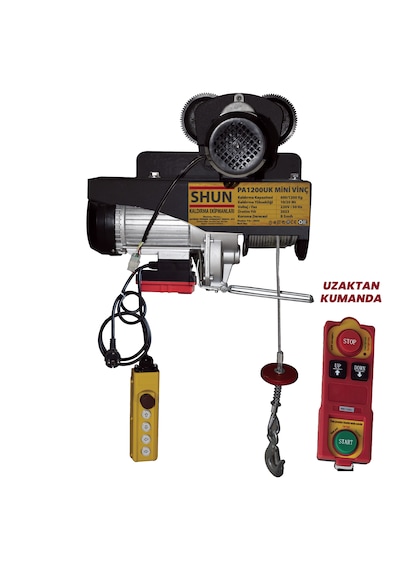 Shun 600/1200 Şaryolu 4 Hareketli Uzaktan Kumandalı Elektrikli Vi