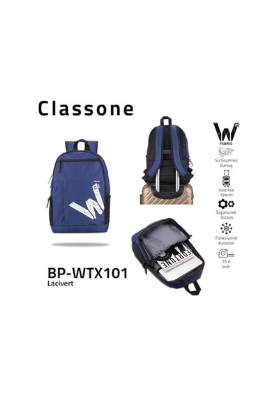Bp-wtx101 Wtxpro Serisi15.6 İnch Macbook, Notebook, Laptop, Çantası-lacivert