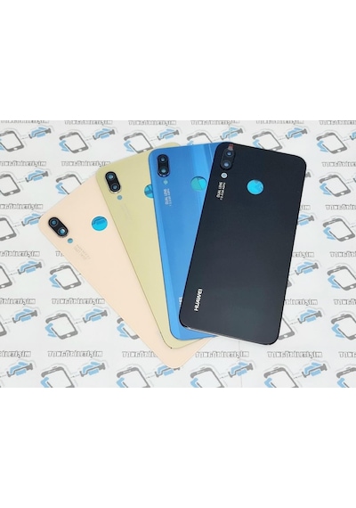 Tkgz P20 Lite Arka Pil Batarya Kapağı (Cam Kapak Kamera Lensi) (275869812) Pembe