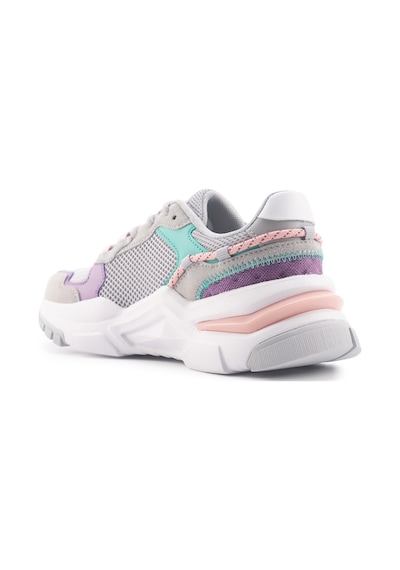 U.s. Polo Assn. Vıncent Wmn 4fx Gri Kadın Sneaker 000000000101502371 Gri - Lila - Yeşil