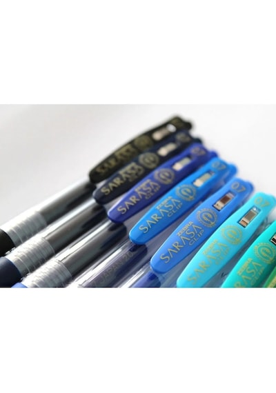 Zebra Sarasa Clip Jel Mürekkepli Roller. Basmalı. 0.7 MM. 20'li Se