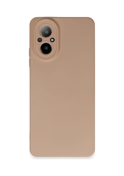 Realme 12 Lite Kılıf Nano İçi Kadife Silikon - Pudra Bz8683140742737