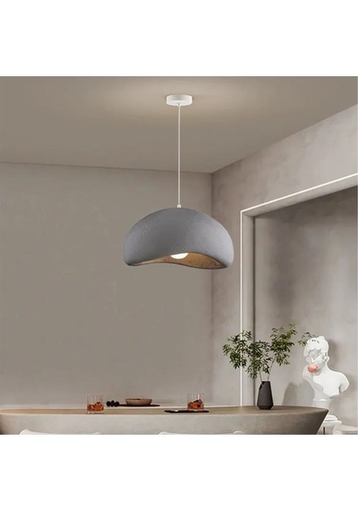 Titan Tekli Modern Iskandinav Model Beton Avize Sarkıt Avize Z