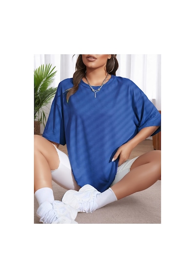 Uyguntarz Unisex My Regilion Tasarım Basklı Tshirt Mavi