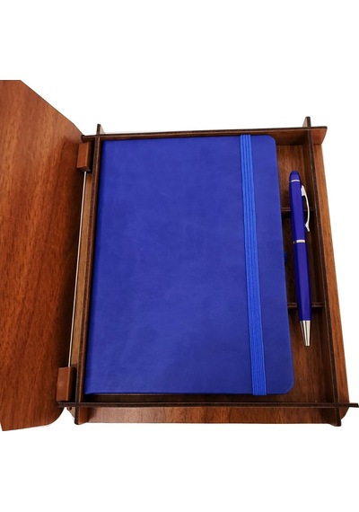 Deri Defter Kalem Set