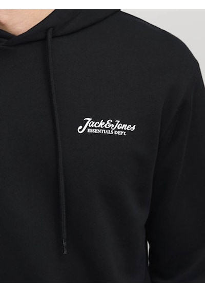 Jack & Jones Jjbeau Siyah Erkek Sweatshirt 12268436 Siyah