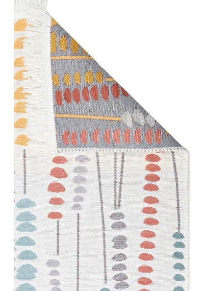 Arya Ar 34 Multy %100 Geri Dönüşümlü Pamuktan Çift Taraflı Yıkanabilir Modern Dekoratif Kilim