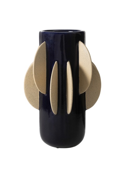 Mudo Home Coast Navy Vazo 21x21x27cm Lacivert