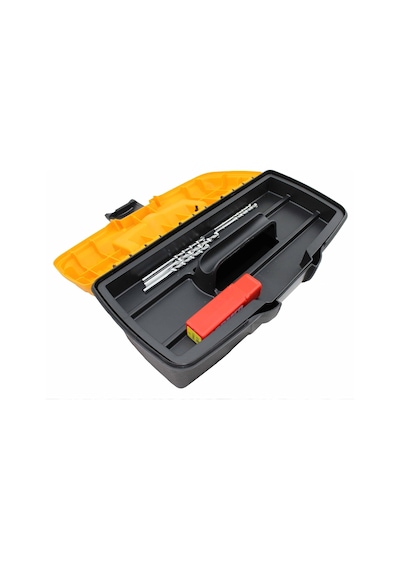 Tr Cs/13 Düz Kapaklı Klasik Takım Çantası, Polipropilen, Siyah/sarı, 13 '' Genel