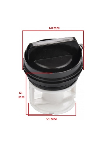 Profilo İle Uyumlu Cmg140dtr Çamaşır Makinesi Su Pompa Filtre Kapağı