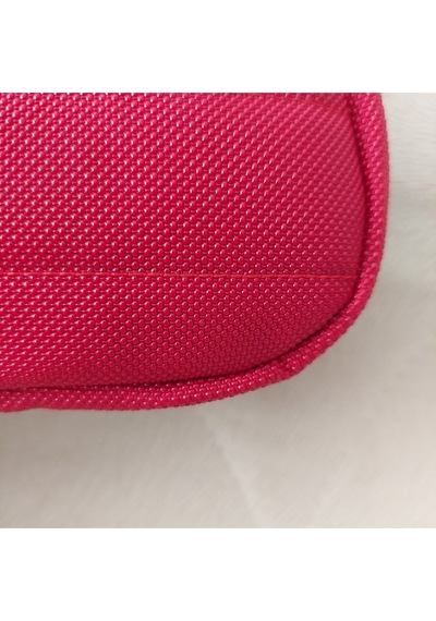 Newish Polo Portföy Stil Çift Gözlü Makyaj Ve El Çantası-dokulu Model Kırmızı