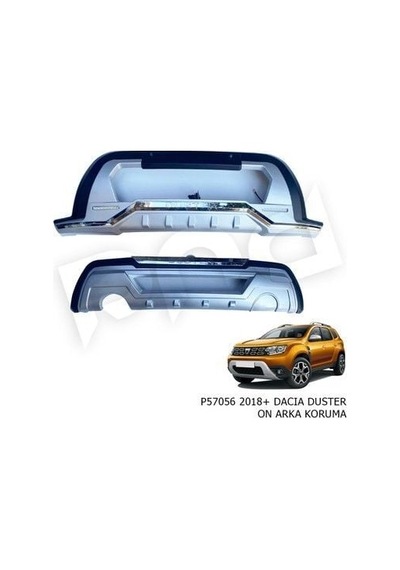 Dacia Duster 2018-2020 Ledli Ön Arka Tampon Ek Koruma Difüzör