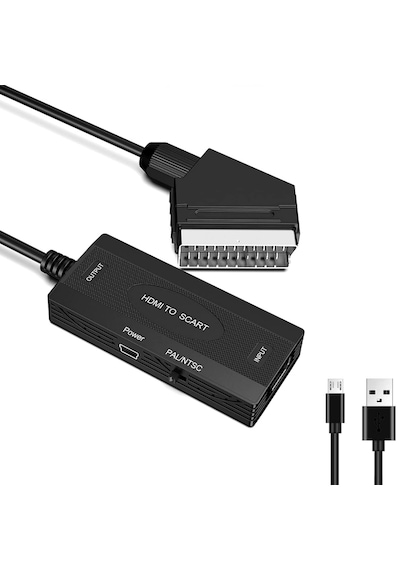 Alfais 5226 Hdmi To Scart 1080p Hd Av Video Çevirici Dönüştürücü Adaptör