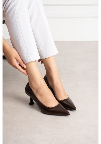 Dabab Shoes Belen Kahve Kadın Kırışık Rugan Sivri Burun 7 Cm İnce Topuklu Stiletto Ayakkabı Kahverengi Dabab Shoes Belen Kahve Kadın Kırışık Rugan Sivri Burun 7 Cm İnce Topuklu Stiletto Ayakkabı Kahverengi
