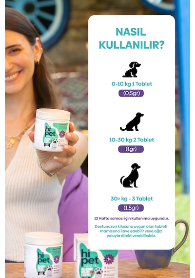 HiPet k Ciltler İçin Çiğnenebilir Tablet
