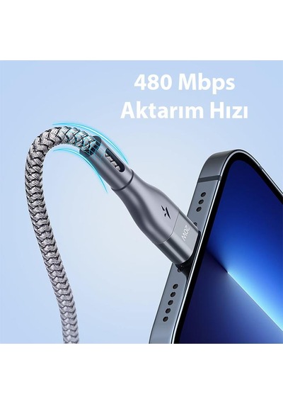 Duzzona A1 20w Type-c To Apple iPhone Uyumlu Lightning Ultra Hızlı Şarj Ve Data Kablosu 1m