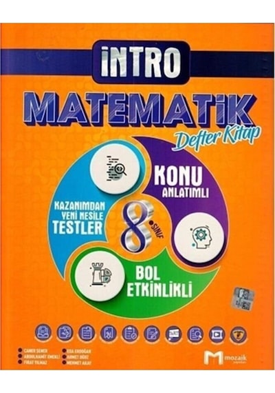 2022 8.Sınıf Matematik Mozaik Defter - Mozaik 2022 8.Sınıf Matematik Mozaik Defter - Mozaik