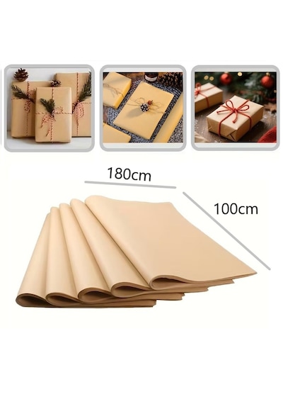 Kraft Ambalaj Paketleme Kağıdı 100cm X180cm 20 Adet