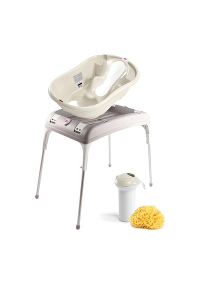 Okbaby Onda Evol Bebek Banyo Seti 4 Parça Kırık Beyaz