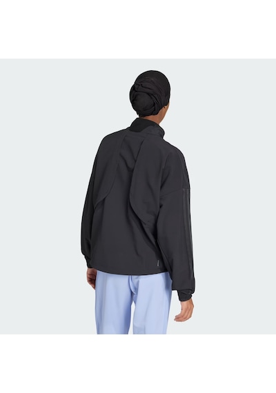 Adidas Pacer All Gym Tonal Kadın Fermuarlı Sweatshirt Iw8167 Siyah