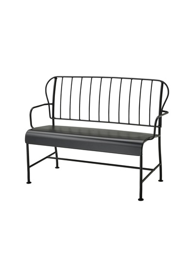 Bahçe Bankı, Gri, 115x56x87 Cm, Mindersiz Gri