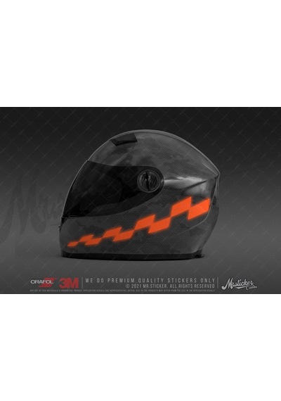 Rfhlm239-Reflektif Kask Seritleri V1 Turuncu