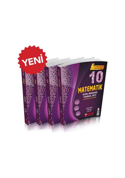 Zafer Yayınları - 10. Sınıf Sayısal Dersler Soru Bankası 4 Lü Set