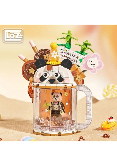 Lz-4206 Loz Panda Ayı Dondurma Kupası 297 Parça Block Oyuncak