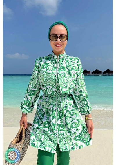 Kahijab Sea Tesettür Mayo - Yeşil Yeşil