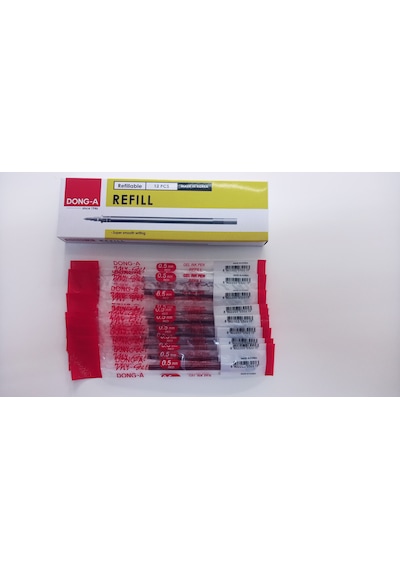 Dong-a My-gel Iğne Uçlu Jel Kalem Yedeği Kırmızı