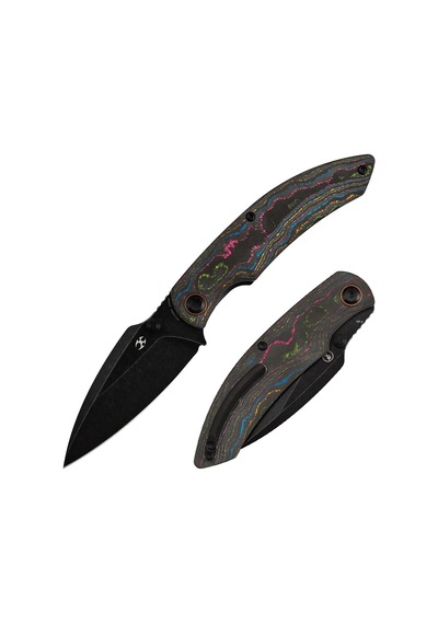 Kansept Falk 80'ler Kamuflaj Karbon Fiber Sap Elmax Çelik Çakı K1142a2 Kum