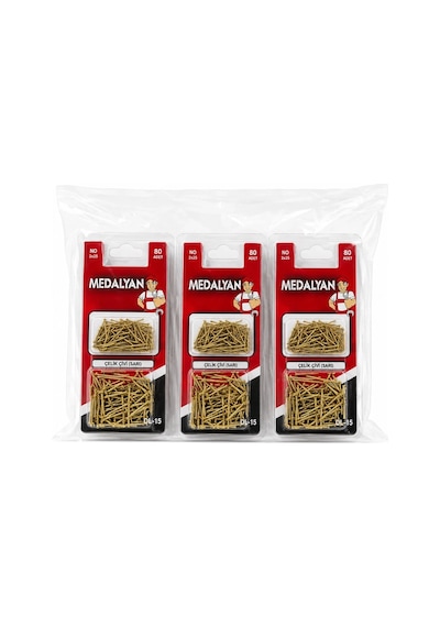 960 Adet 2x25 Sarı Tp Tel Çelik Çivi 12x80pcs 5468