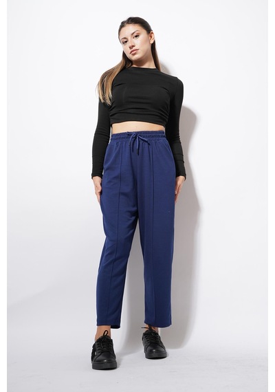 Ckm Moda Derp Modal Şalvar Balon Pantolon Lacivert