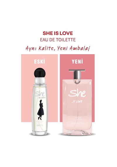 She Love Kadın Parfüm Edt 50 Ml Meyve