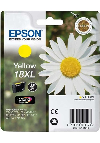 Epson 18Xl T1814 C13T18144020 Sarı Kartuş. Xp 102