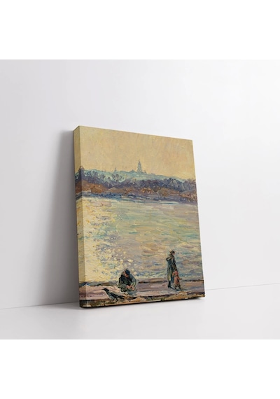 Kıyı Şehri Esintisi Kanvas Tablo