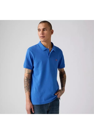 Levi's Erkek 100% Pamuk Standard Fit Polo Yaka Mavi T-shirt - 35883-0282 Mavi