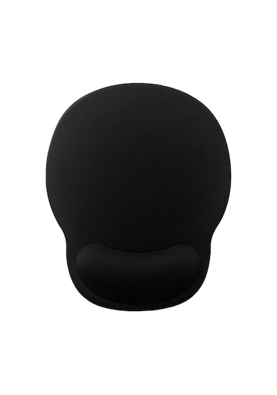 Bilek Destekli Memory Foam Kaymaz Taban Mouse Pad Siyah S004