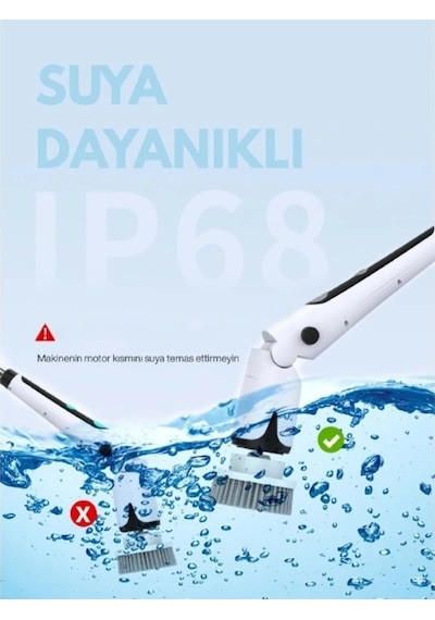 Portatif Şarjlı Temizleme Fırçası Çok Renkli