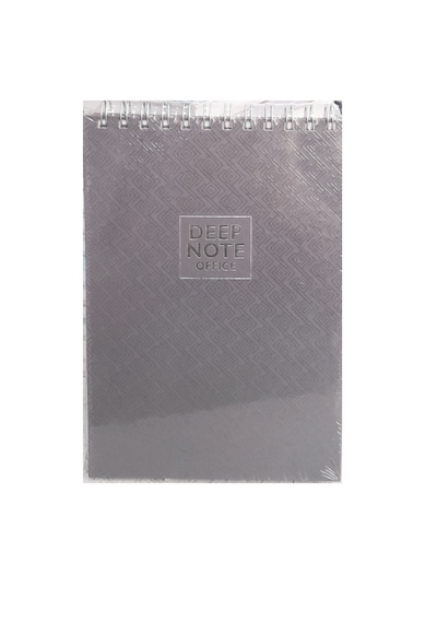 Özkan Deep Note 17x24 Sp.bloknot 100 Yap.çizgili Defter Platingri Gri