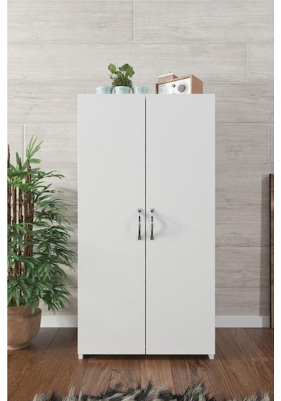 Kzy 110 Cm Ayakkabı Dolabı beyaz