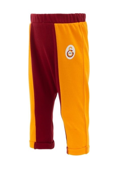 Galatasaray Orijinal Lisanslı Bebek Eşofman Altı Sarı - Kırmızı