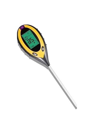 Toprak Test Aleti, 4'ü 1 Arada, Pilsiz Ve Kullanışlı
