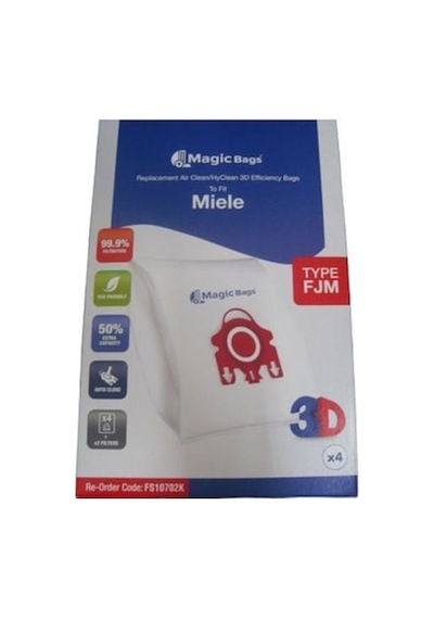 Miele Uyumlu Gn Tipi Toz Torbası Hyclean 3D Toz Torbas