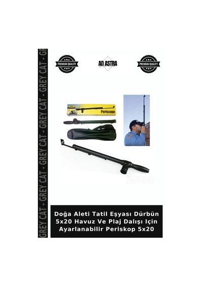 Doğa Aleti Tatil Eşyası Dürbün 5x20 Havuz Ve Plaj Dalışı Için Ayarlanabilir Periskop 5x20